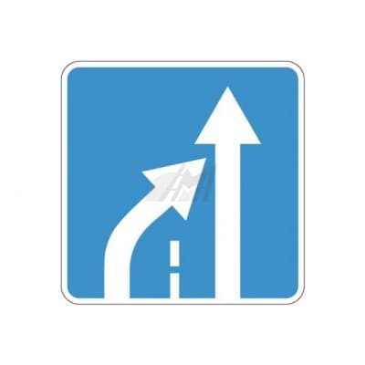 купить дорожный знак 5.15.5д, 5.15.6д Конец полосы в Нальчике